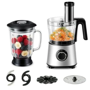 6 Cup Food Processor Blender Combo